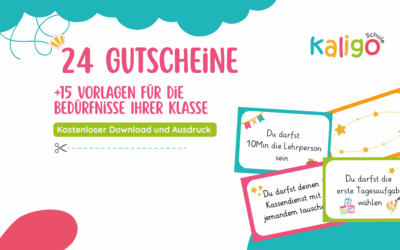 Gutscheine in der Klasse: Ideen und Material