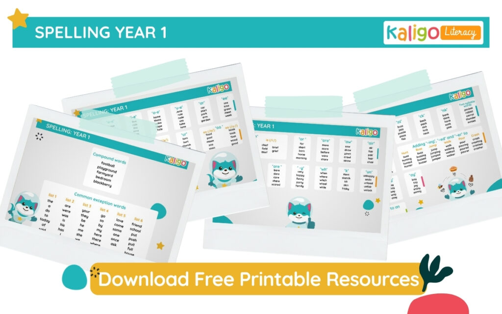 Free Printable Spelling and Phonics Resources