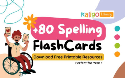 Free Printable Spelling FlashCards for Fun Learning at Home or School
