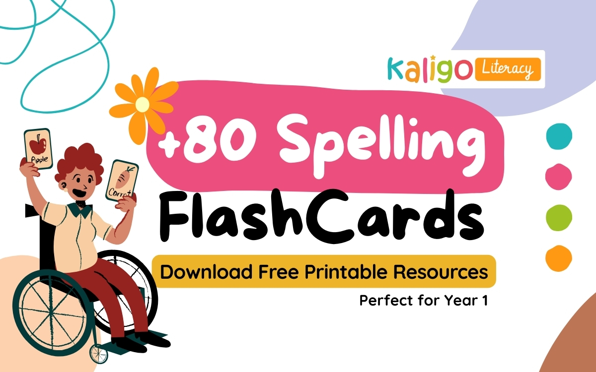 spelling flashcard year 1