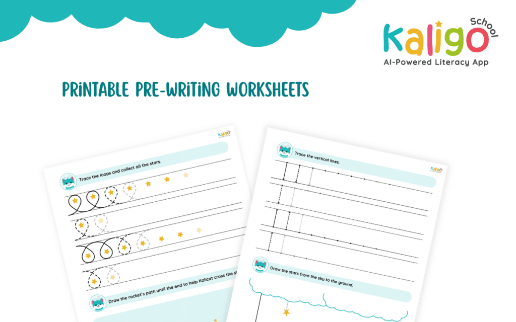 free printable worksheets for pre-writing