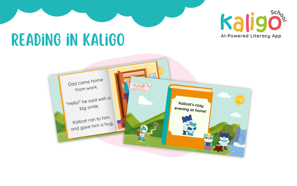 Kaligo AI-powered literacy app helping children improve reading skills through engaging digital stories